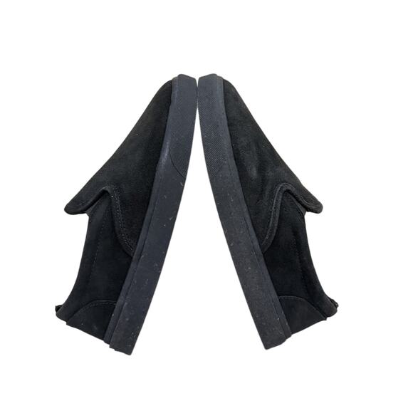 Minnetonka Men's Alden Black Leather Slip-On Slippers Size 10M Comfort - Picture 4 of 8